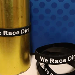 We Race Dirt Wrist Band