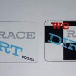 We Race Dirt .com Keychain