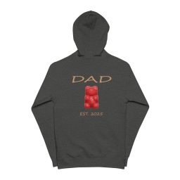 Dad Est. 2025 Gummy Bear Zip-Up Hoodie