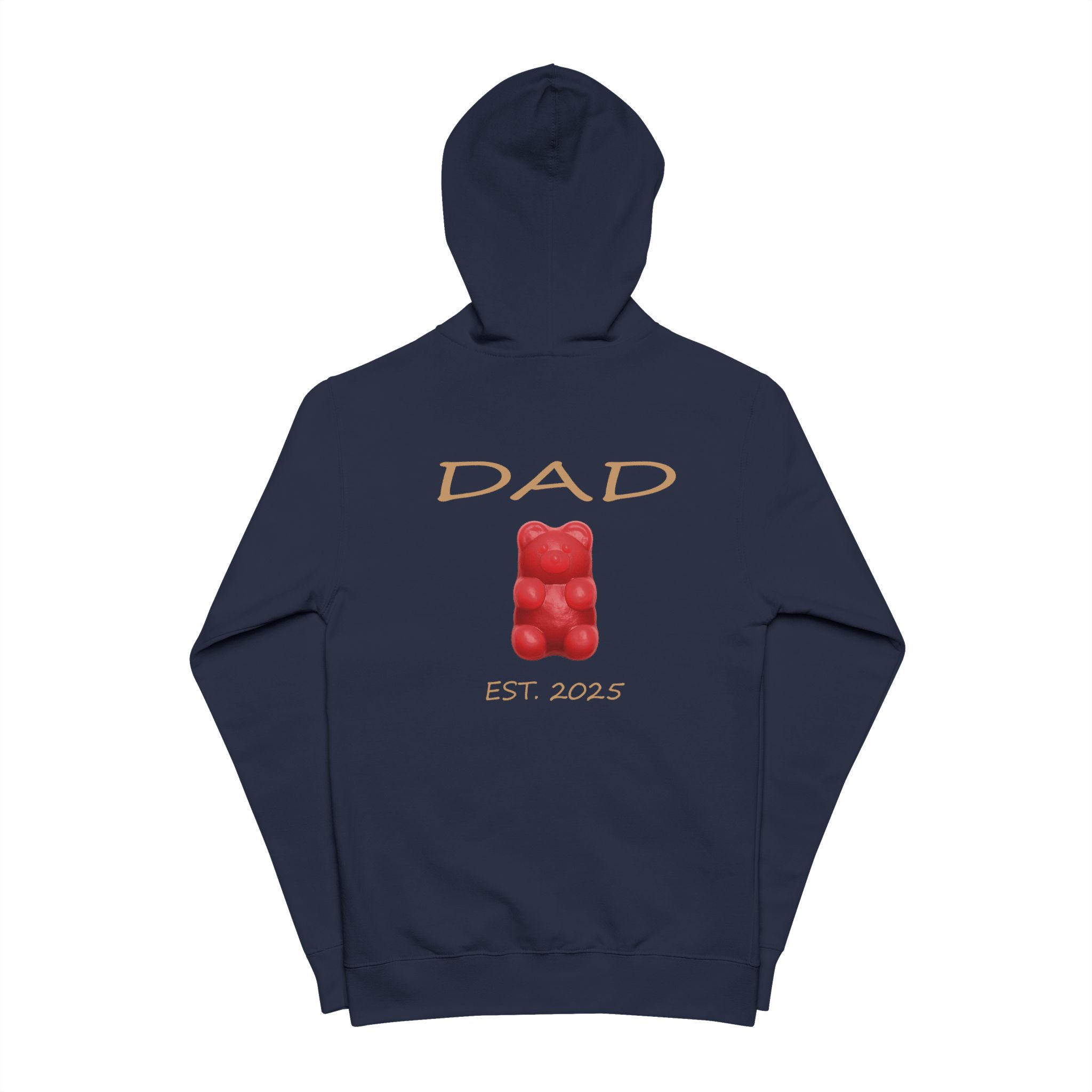 Dad Est. 2025 Gummy Bear Zip-Up Hoodie - Image 2