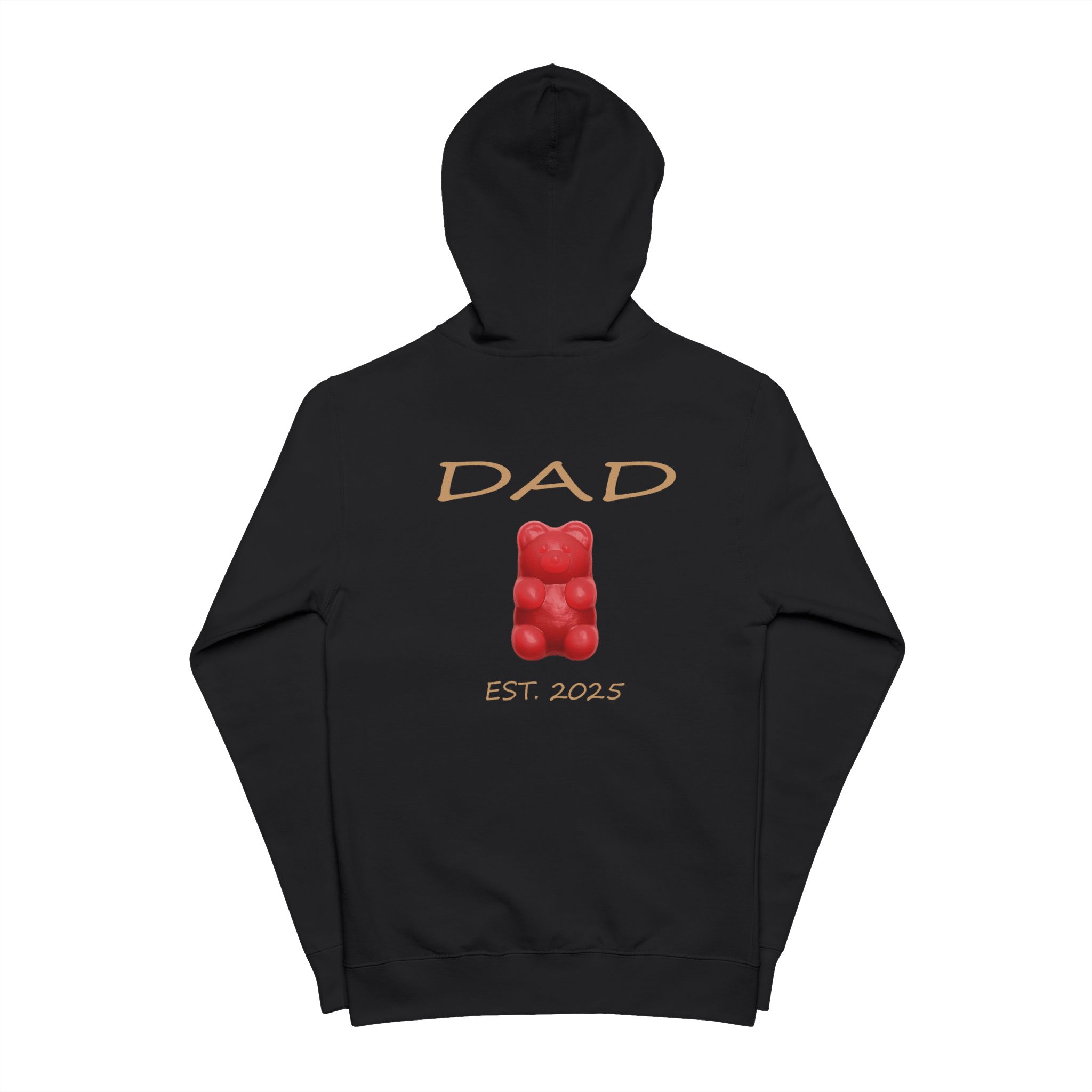 Dad Est. 2025 Gummy Bear Zip-Up Hoodie - Image 4
